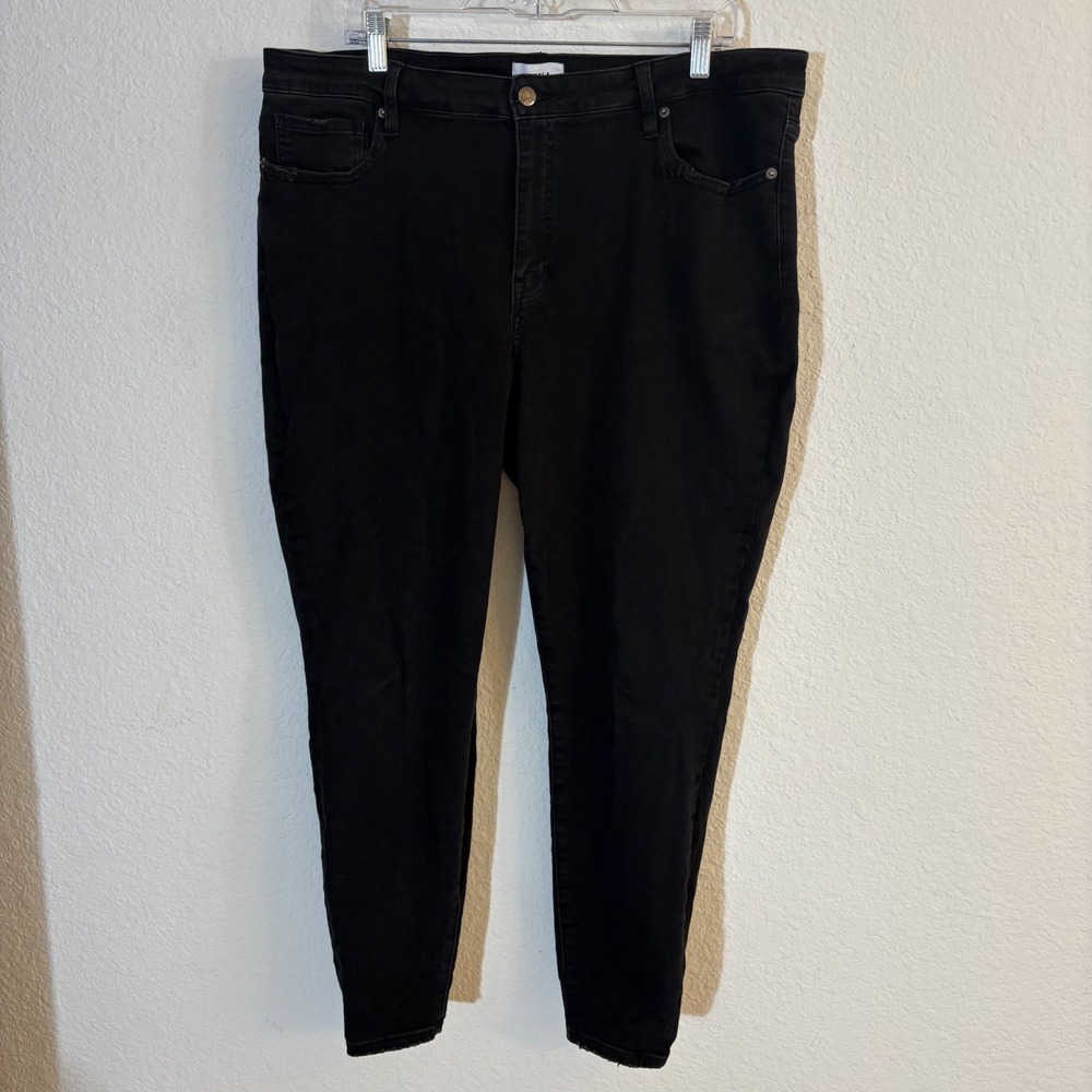 Pistola Mid-Rise Skinny Jeans Size 20W Black